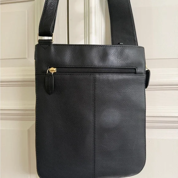 RADLEY LONDON Black Croc-Embossed Messenger Bag - Picture 2 of 5